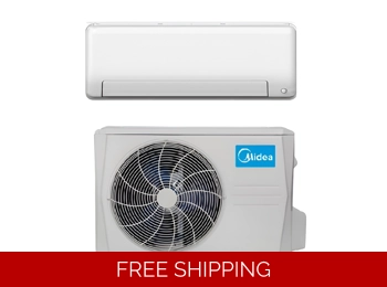 Midea 12000 Btu Wall Mount Mini Split AC Unit, Heat Pump (-13°F