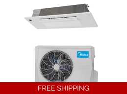Midea 12K-Btu 22.2 SEER2 Cassette Mini Split Heat Pump (-13°F) E-Star: 12.3 EER/10.1 HSPF (R454B)