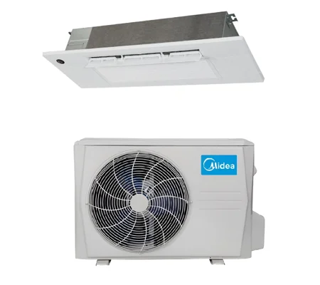 Midea 9K-Btu 22.2 SEER2 Cassette Mini Split Heat Pump (-13°F) E-Star: 14.4 EER/11.8 HSPF (R454B)