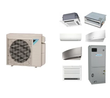 Daikin 2-Zone Custom Mini Split AC H-Heat Pump (-13°F) E-Star: 21 SEER2, 12 EER, 10 HSPF (R32)