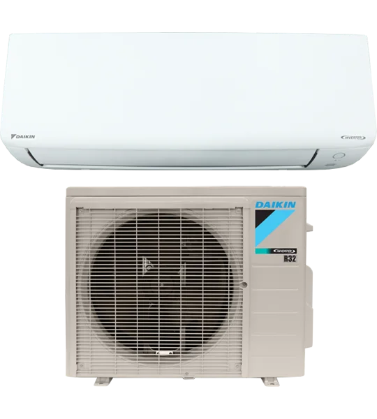 Daikin 115v 9K-Btu 20 SEER2 Mini Split Heat Pump AC (5°F) 12 EER/9 HSPF (R32)