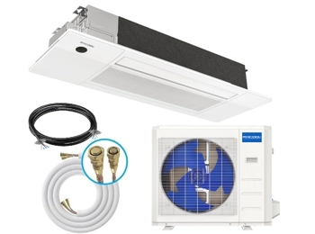 MRCOOL 18K-BTU DIY Cassette Mini Split H-Heat Pump (-22°F) E-Star: 19.8 SEER2/12.5 EER/12.2 HSPF