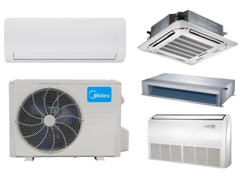 Midea 24K-Btu 21.5 SEER2 Mini Split H-Heat Pump (-22°F) E-Star: 13 EER/11.4 HSPF (R410a)