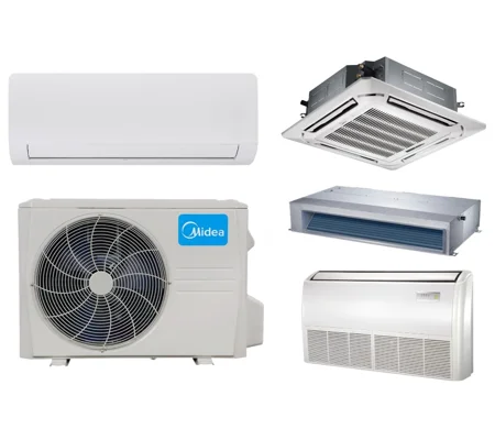 Midea 24K-Btu 21.5 SEER2 Mini Split H-Heat Pump (-22°F) E-Star: 13 EER/11.4 HSPF (R410a)