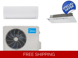 Midea 6K-Btu 26.5 SEER Mini Split 220v H-Heat Pu..