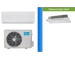 Midea 6K-Btu 26.5 SEER Mini Split 220v H-Heat Pump AC (-22°F) E-Star: 15.8 EER,/13.6 HSPF (R410a)