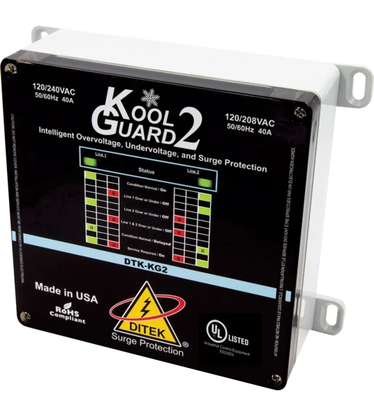 DITEK Voltage Monitoring & Surge Protector: 120-240V, 10Yr Warranty (Buy 8 or More)