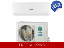Innovair 9K-Btu 27 SEER2 Mini Split H-Heat Pump (-22°F) Wifi, E-Star: 16.5 EER/11 HSPF (R410A)