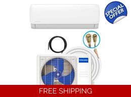 MR COOL 24K-Btu 18.9 SEER2 Mini Split Heat Pump (5°F) + Wifi, 9.7 EER/8.7 HSPF (R454B)