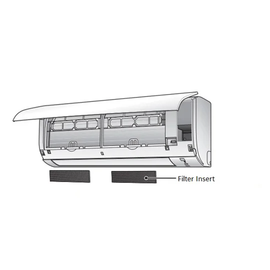 Activated Charcoal Filter Inserts for Mini Split Units: Wall or Floor Mounted Models