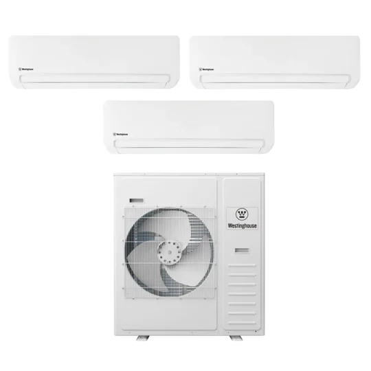 Westinghouse 3x12K 36K-Btu 21 SEER2 Mini Split Heat Pump (-13°F) E-Star: 12.5 EER/9 HSPF (R410a)