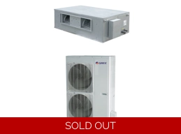 Gree 48000 BTU 16 SEER Slim Ducted Mini Split Heat Pump AC