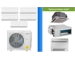 5 Zone, 21 SEER, Gree Ductless Mini Split Heat Pump AC Five Room Unit