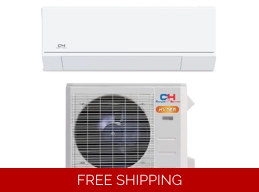 C&H 24K-Btu 21 SEER2 Mini Split H-Heat Pump (-22°F) Wifi, E-Star: 13 EER/13.5 HSPF (R454B)