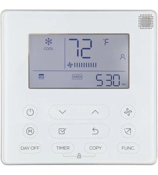 Deluxe Wired Thermostat Programmable for Midea Mini Split Systems