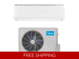 Midea 18K-Btu 23.5 SEER2 Mini Split X-TREME H-Heat Pump (-22°F) E-Star: 13.5 EER/13.5 HSPF (R410a)