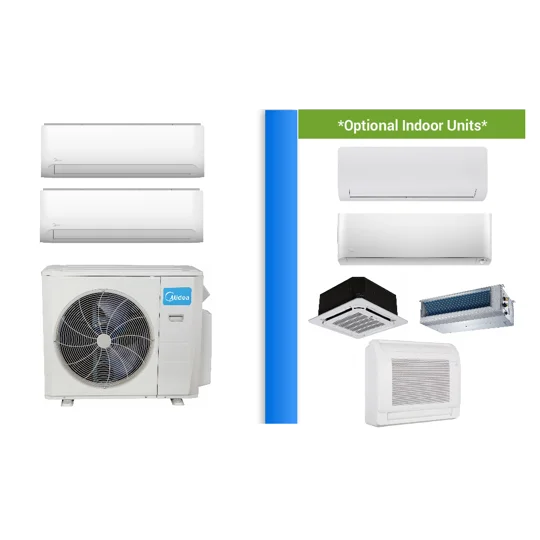 Midea 2-Zone Custom Mini Split AC H-Heat Pump (-22°F) E-Star: 22.4 SEER2/12 EER/9.5 HSPF (R410a)