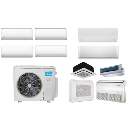 Midea 4-Zone Custom Mini Split H-Heat Pump (-22°F) E-Star: 22.4 SEER2/12 EER/9.5 HSPF (R410a)