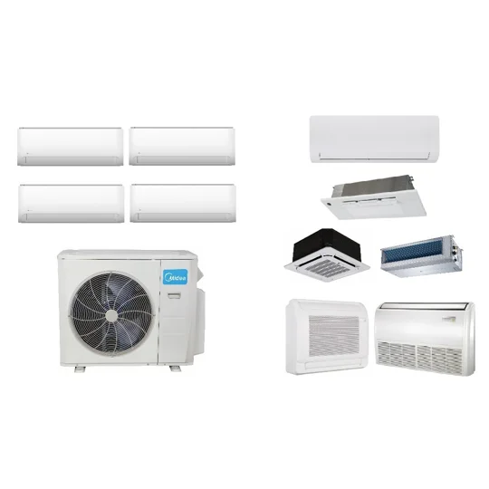 Midea 4-Zone 22.4 SEER2 Mini Split H-Heat Pump (-22°F) E-Star: 12 EER/9.5 HSPF (R410a)