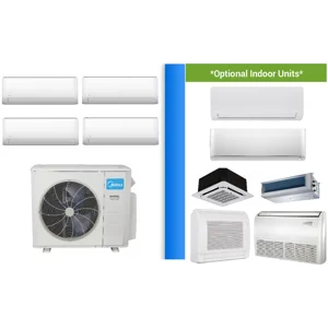 4 Head Mini Split Air Conditioners - Heat Pumps