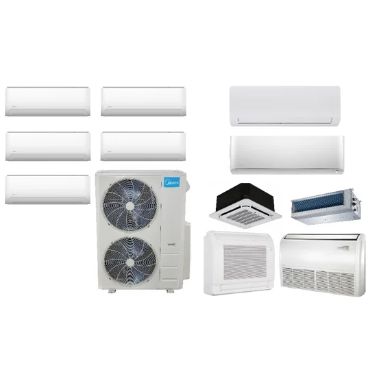 Midea 5-Zone Custom Mini Split H-Heat Pump (-22°F) 21.1 SEER2/11 EER/9.5 HSPF (R410a)