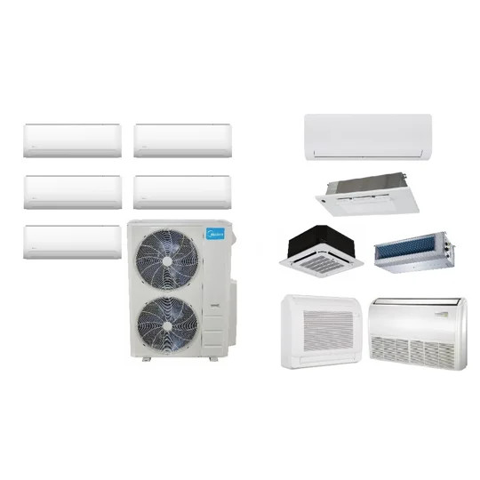 Midea 5-Zone 21.1 SEER2 Mini Split H-Heat Pump (-22°F) 11 EER/9.5 HSPF (R410a)