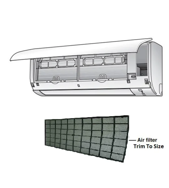 Universal Filter Replacement For Mini Split Air Conditioner Units: Wall, Cassette, Ducted or Floor