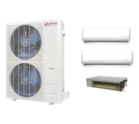 Norton 5-Zone Custom Mini Split Heat Pump (-13°F) 22.4 SEER2/12.5 EER/10.2 HSPF (R410a)