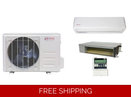Norton Custom (2-5) Multi-Head Mini Split Heat Pump (-13°F), 22.5 SEER2/12.5 EER/10.3 HSPF (R410a)