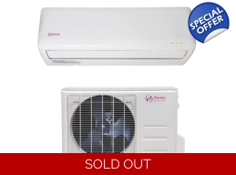 Norton 24K-Btu 20 SEER2 Mini Split H-Heat Pump (-22°F) E-Star: 13 EER/9.5 HSPF (R410a)