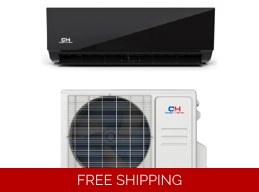 C&H 12K-Btu 23.1 SEER2 Mini Split Heat Pump (-13°F) Wifi, E-Star: 12.2 EER/11.5 HSPF (R454B)