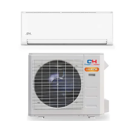 C&H 6K-Btu 25.5 SEER2 220v Mini Split X-TREME Heat AC (-22°F) Wifi, E-Star: 18 EER/14.8 HSPF (R454B)