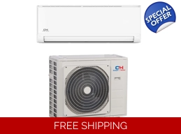 Cooper Hunter 36K-Btu 18 SEER2 Mini Split Heat Pump (5°F), 9.5 EER/7.8 HSPF (R410a)