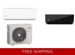 C&H 115v 12K-Btu 22.7 SEER2 Mini Split Heat Pump (-13°F) E-Star: 12.5 EER/10.4 HSPF (R410a)