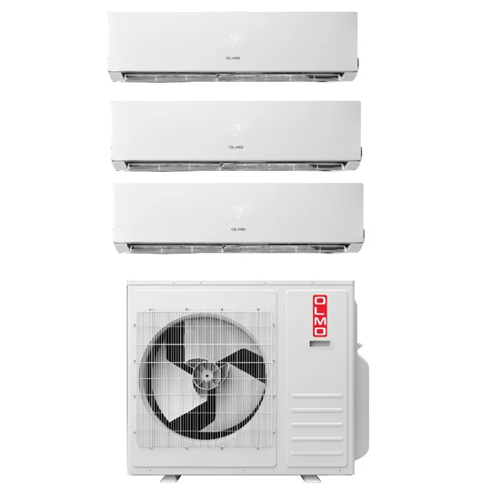 OLMO 3-Zone Custom Mini Split AC Heat Pump (-13°F), WIFI, E-Star 22 SEER2/12.5 EER/9.05 HSPF (R410a)