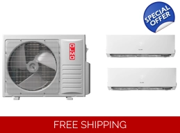 OLMO Custom (2-4) Multi-Room Split Heat Pump (-13°F) E-Star: 21 SEER2/12.5 EER/9.5 HSPF (R410a)