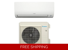 Daikin 9K-Btu 21 SEER2 Mini Split Heat Pump AC (5°F) Wifi, E-Star: 12.5 EER/10.2 HSPF (R32)
