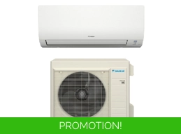 Daikin 18K-Btu 21 SEER2 Mini Split Heat Pump AC (5°F) Wifi, E-Star: 12 EER/9.6 HSPF (R32)