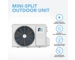 PA 16.5 SEER 110v 12000 BTU Split Air Conditioner Ductless Heat Pump Single-Zone