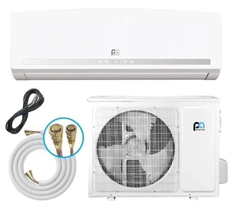 Perfect Aire DIY 9K-Btu 115v Mini Split Heat Pump (-4°F) E-Star: 22 SEER2/12.25 EER/9.5 HSPF (R454B)