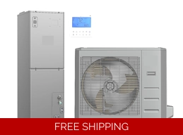 C&H 36K-Btu 17.7 SEER2 Central-AHU X-TREME H-Heat Pump (-22°F) Wifi, E-Star: 12 EER/10 HSPF (R454B)