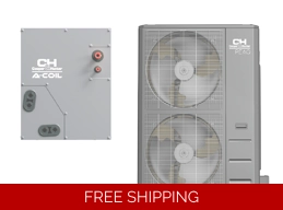 C&H 55K-Btu Cased Coil Mini Split AC X-TREME H-Heat Pump (-22°F) 16 SEER2/10 EER/8.5 HSPF