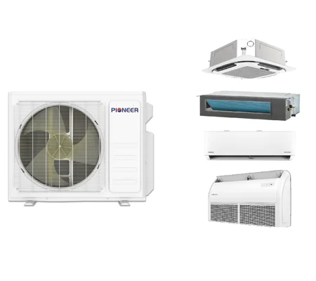 Pioneer (2-5 Zone) Custom Mini Split AC Heat Pump (-13°F) E-Star: 24 SEER2/13 EER/10.5 HSPF (R454B)