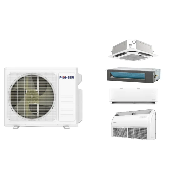 Pioneer 3-Zone Custom Mini Split AC Heat Pump (-13°F) E-Star: 24 SEER2/12 EER/10.5 HSPF (R454B)