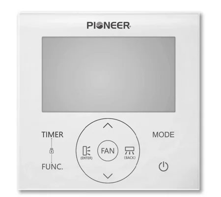 Pioneer Wired Thermostat (5v) for WYT-20, WYT-24, WYT-25, CYT-24, UYT-24, RYT-24 Mini Split Systems