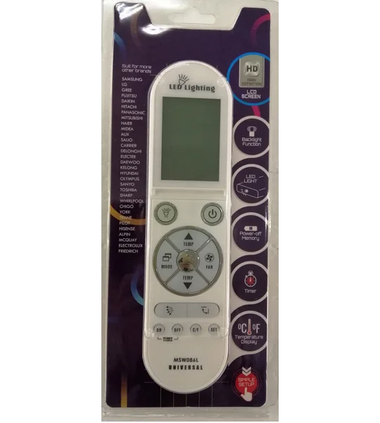Universal Remotes for Mini Splits (ALL Brands) - (Buy 5 or More)