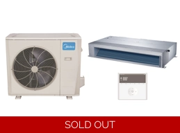 Midea 36K-Btu 15.8 SEER2 Ducted Mini Split H-Heat Pump (-22°F) 8.8 EER/8.8 HSPF (R410a)