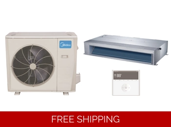 Midea 36000 BTU SEER Ducted Mini Split Heat Pump Air