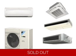 Daikin 18000 Btu SkyAir Mini Split Heat Pump AC Options: Cassette, Ducted, Ceiling Mounted