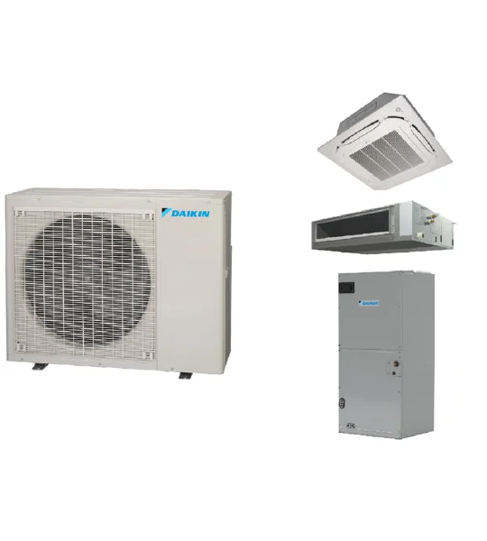 Daikin 30k-Btu SkyAir Mini Split Heat Pump AC Options: Cassette, Ducted, AHU